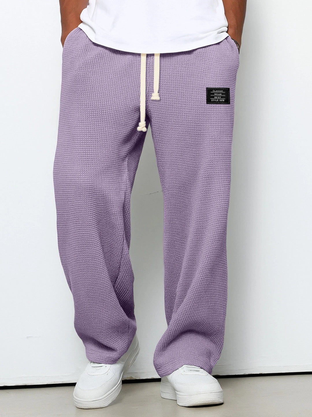 Men's Casual Premium Trousers – Comfortable Trousers with Embossed Texture