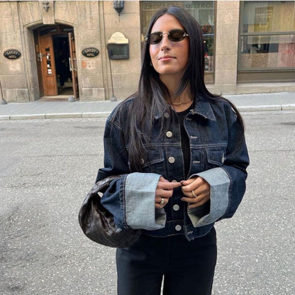 Ensemble en denim chic et stylé pour femmes - décontracté, élégant