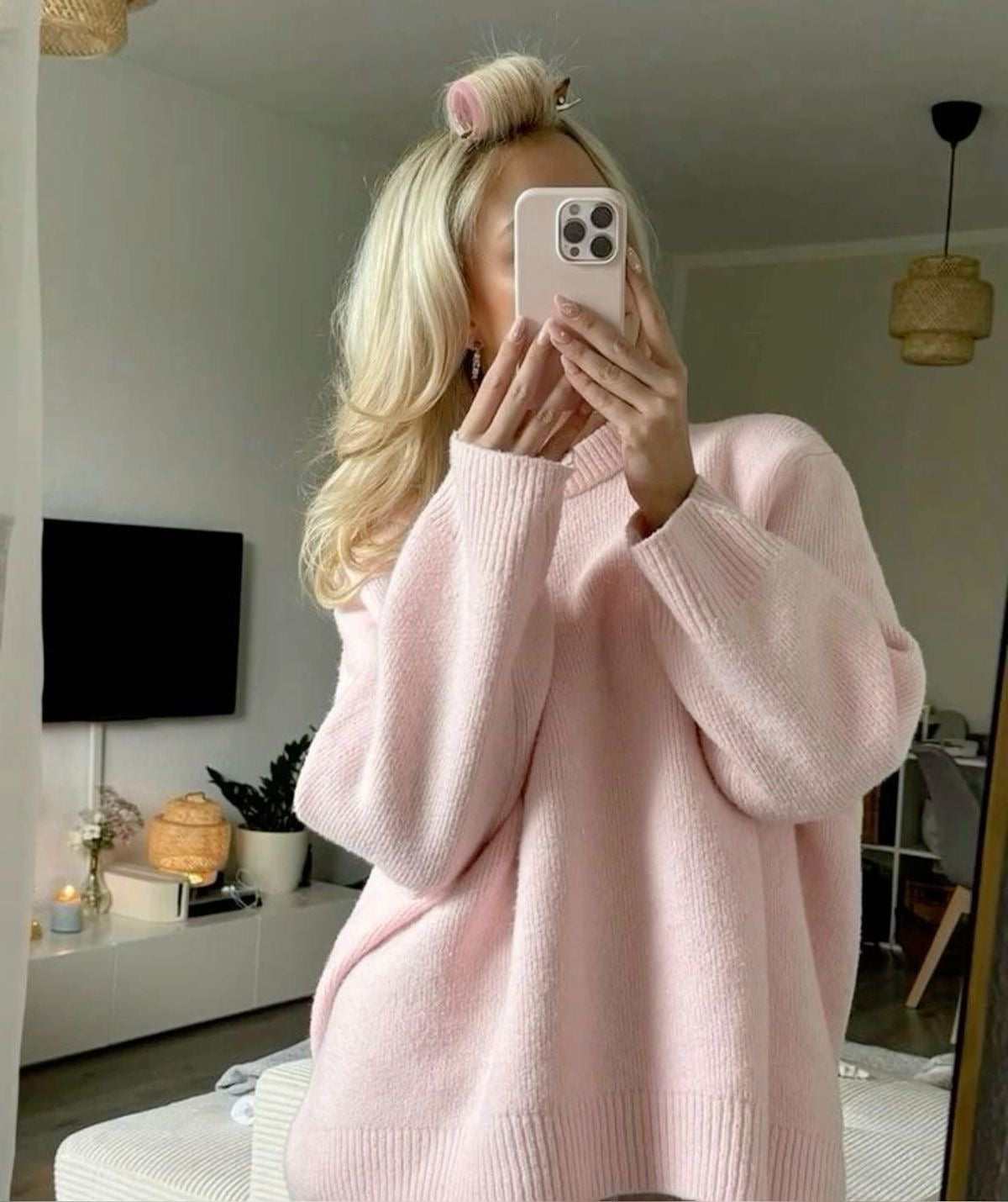 Tendance Pull Oversize à Col Rond pour Femme – Élégant et Confortable