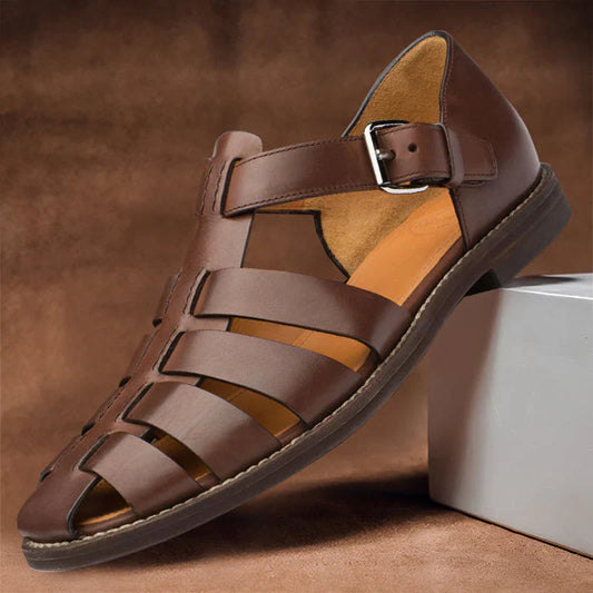 Sandales Hommes en Cuir – Confort et Élégance