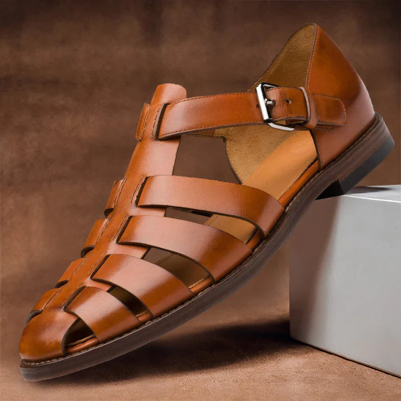 Sandales Hommes en Cuir – Confort et Élégance