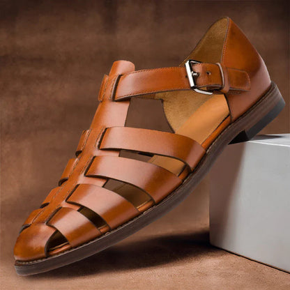 Sandales Hommes en Cuir – Confort et Élégance