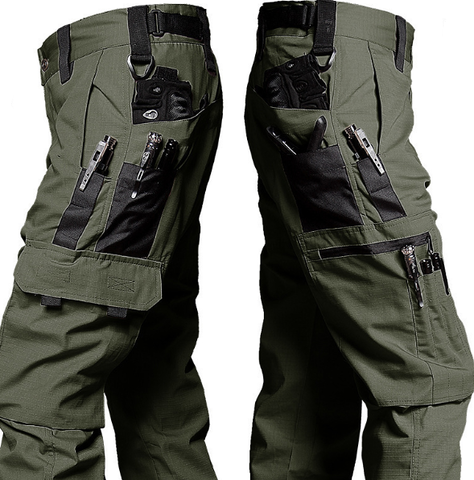 Pantalon tactique durable confortable élégant premium homme – Pantalon utilitaire respirant extensible avec multiples poches travail plein air