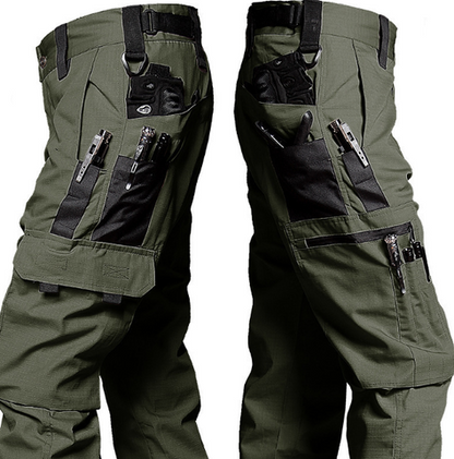 Pantalon tactique durable confortable élégant premium homme – Pantalon utilitaire respirant extensible avec multiples poches travail plein air