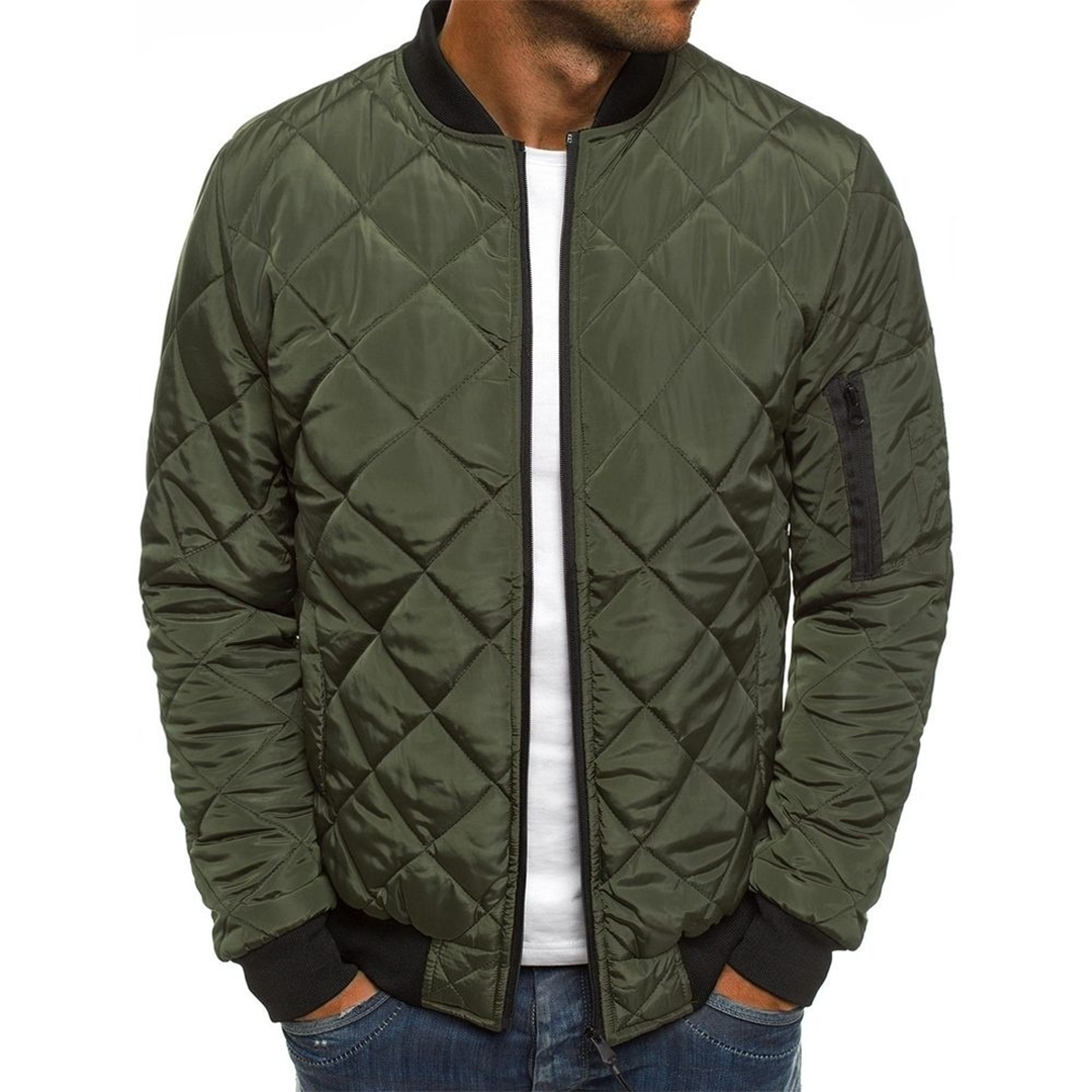 Veste Bomber Zippée Élégante pour Homme – Vêtement Léger et Confortable