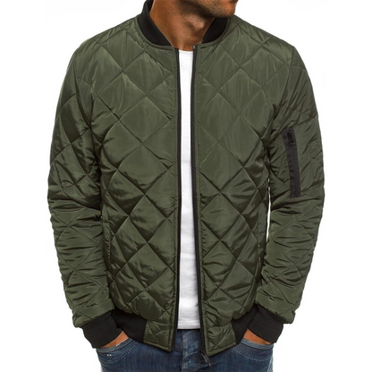 Veste Bomber Zippée Élégante pour Homme – Vêtement Léger et Confortable