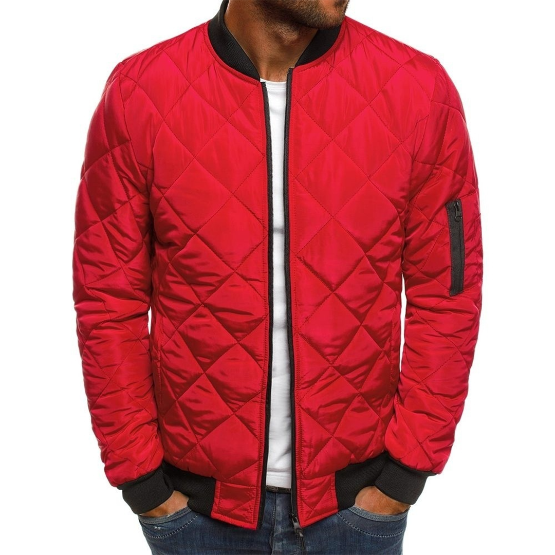 Veste Bomber Zippée Élégante pour Homme – Vêtement Léger et Confortable