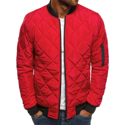 Veste Bomber Zippée Élégante pour Homme – Vêtement Léger et Confortable