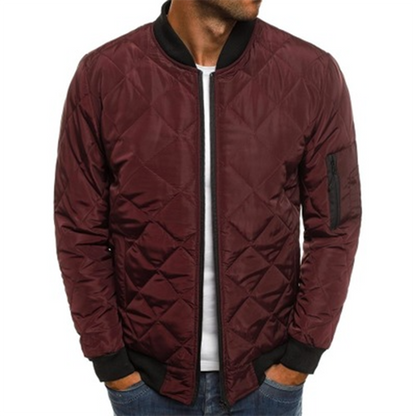Veste Bomber Zippée Élégante pour Homme – Vêtement Léger et Confortable