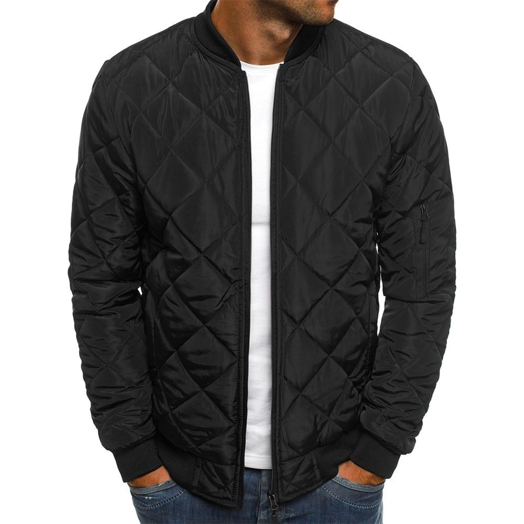 Veste Bomber Zippée Élégante pour Homme – Vêtement Léger et Confortable