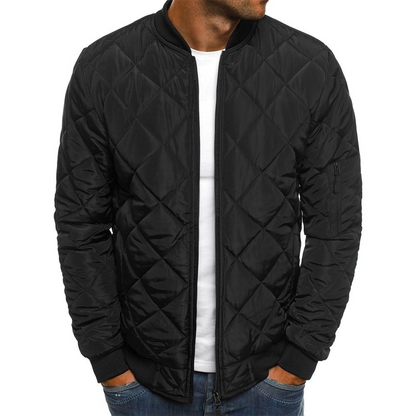 Veste Bomber Zippée Élégante pour Homme – Vêtement Léger et Confortable