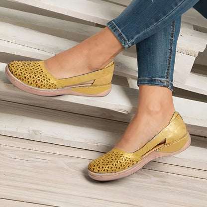 Chaussures orthopédiques basses pour femmes – Semelle intérieure respirante en mousse à mémoire de forme pour un confort de marche optimal