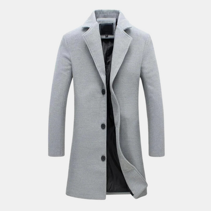 Manteau long d'hiver chaud et durable pour hommes