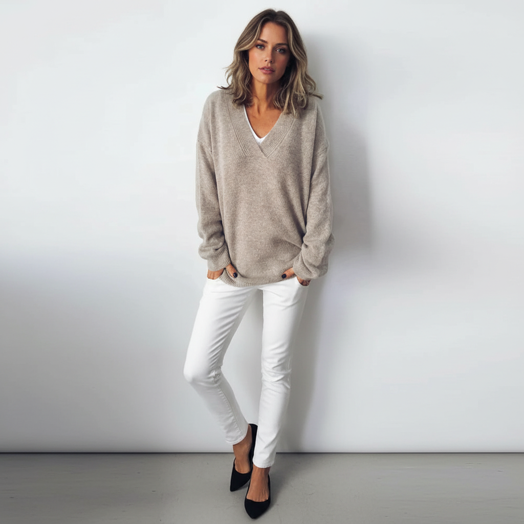 Jersey de corte holgado para mujer - Suave y desenfadado