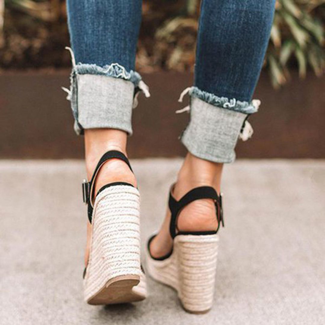 Talons compensés élégants et confortables pour femme