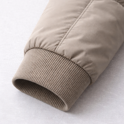 Doudoune élégante à boutons pour homme – Vêtement d'extérieur épais et confortable