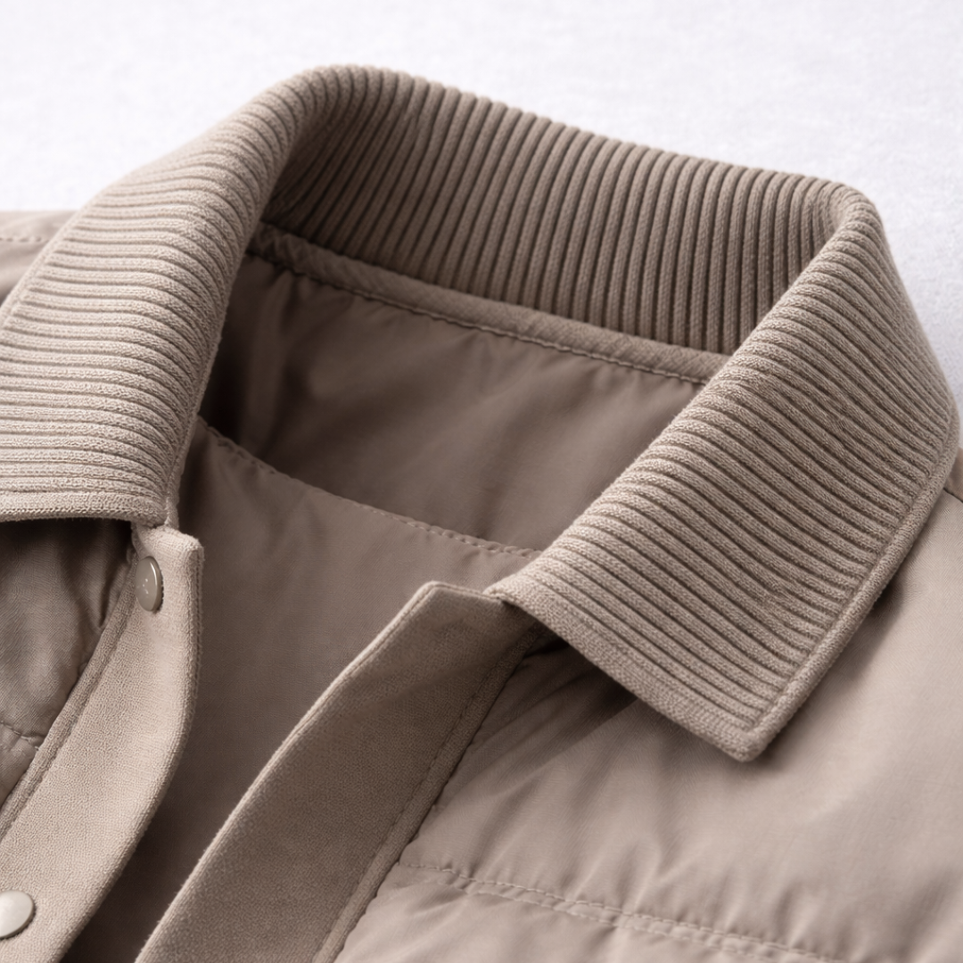 Doudoune élégante à boutons pour homme – Vêtement d'extérieur épais et confortable