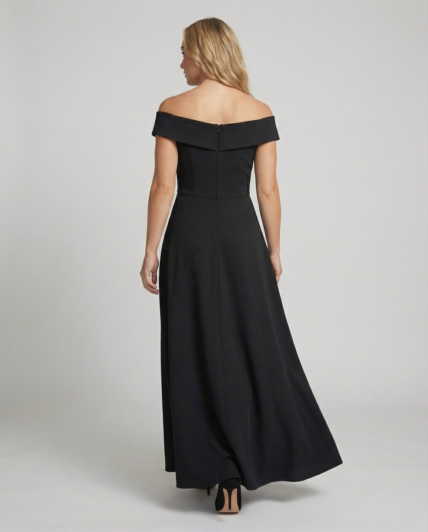 Robe maxi femme bustier epaule denudee - Elegante et ajustee