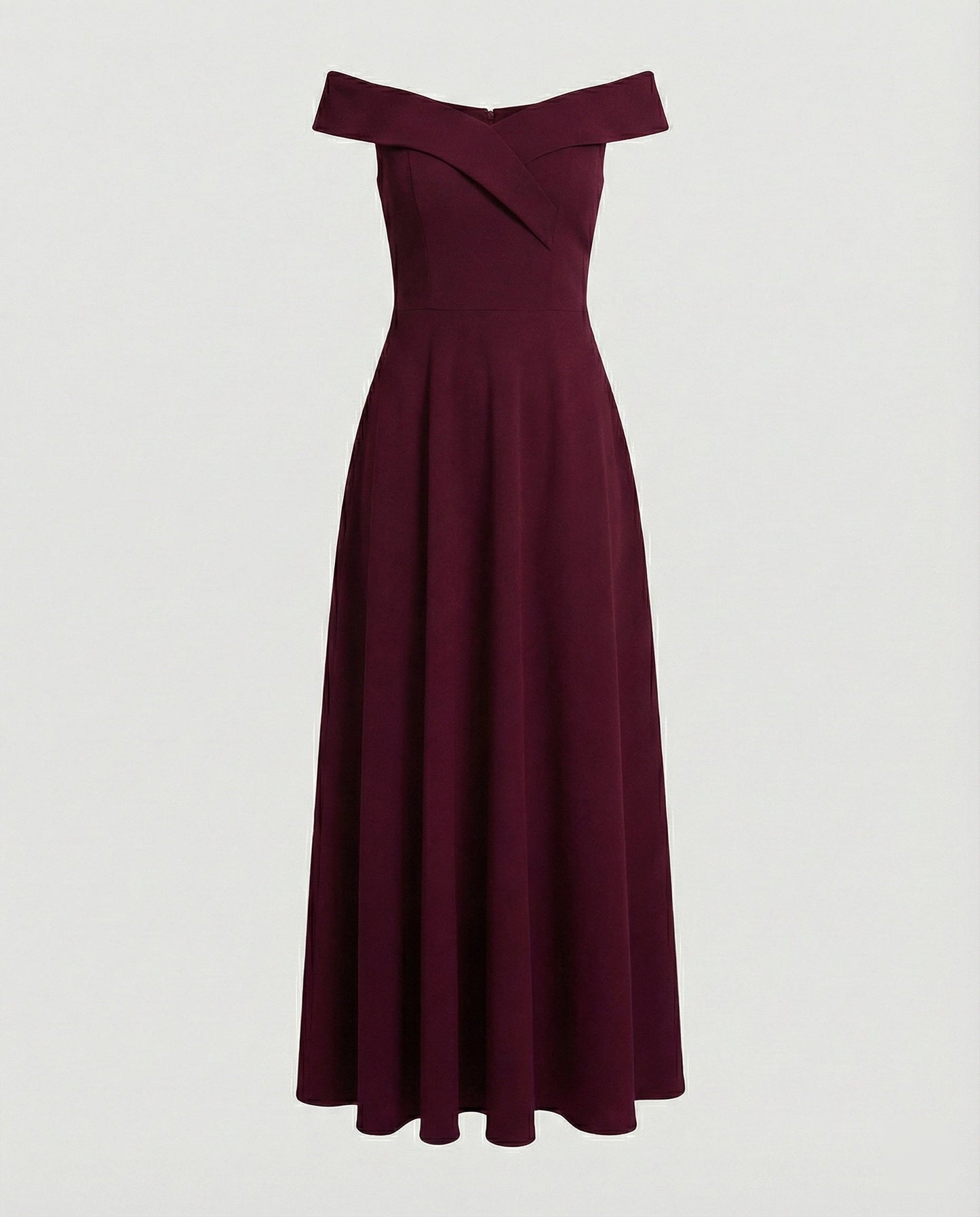 Robe maxi femme bustier epaule denudee - Elegante et ajustee