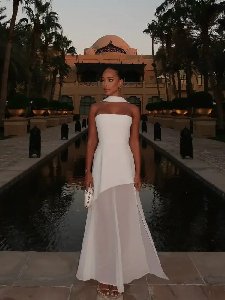 Robe longue Enchanted Motion pour femme – Fente haute élégante pour une soirée de fête
