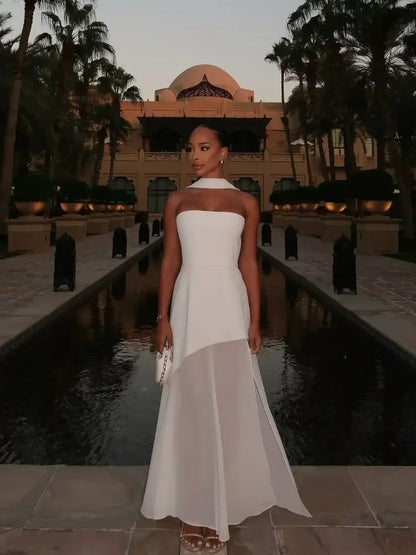 Robe longue Enchanted Motion pour femme – Fente haute élégante pour une soirée de fête