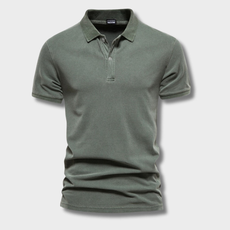 Polo Élégant Homme en Laine Mérinos – Maille Légère d’Été