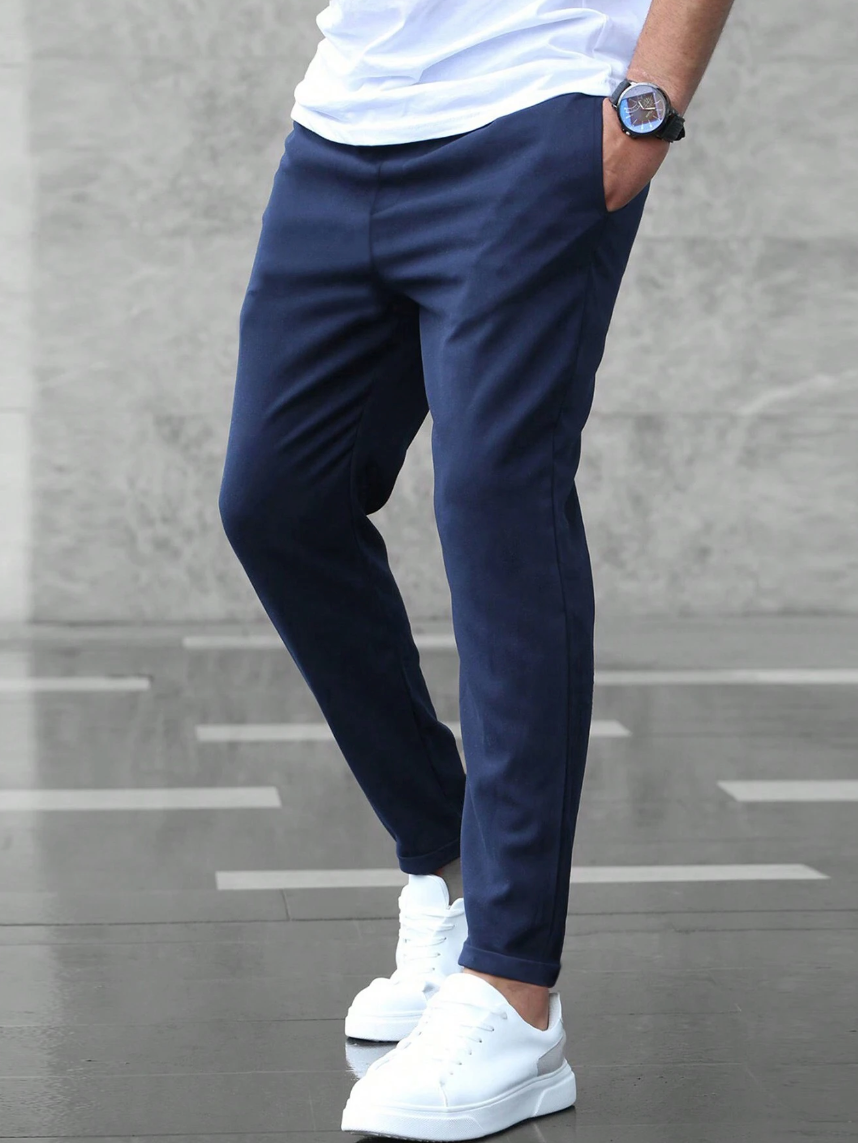 Men's Slim Fit Jogging – Casual Trousers with Drawstring