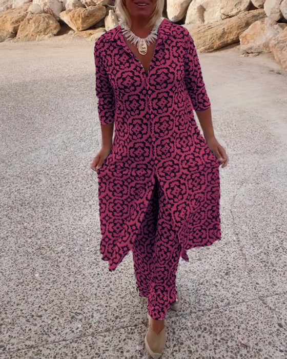 Ensemble Sari Femme – Haut et Pantalon Assortis Confortables