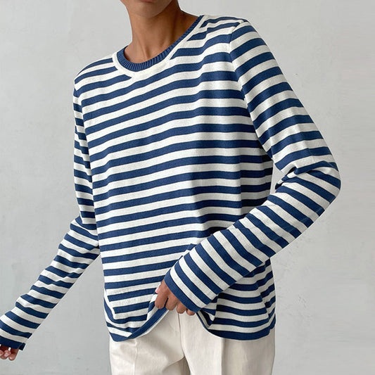 Camicia da donna elegante a maniche lunghe - Fluida e raffinata