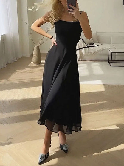 Vestito estivo donna con collo quadrato – Taglio classico e femminile