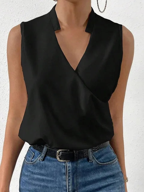 Top sans manches fluide – Parfait pour le bureau ou les sorties