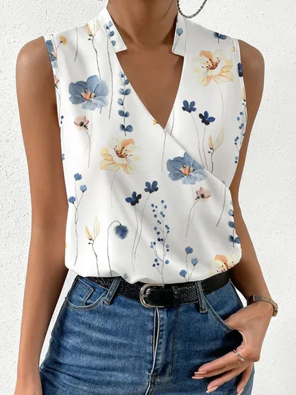 Top sans manches fluide – Parfait pour le bureau ou les sorties