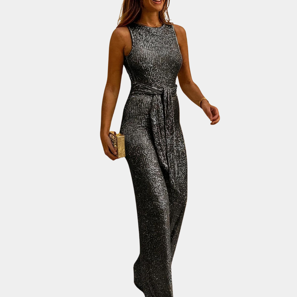 Combinaison à sequins pour femme – Élégante, style cocktail pour les soirées
