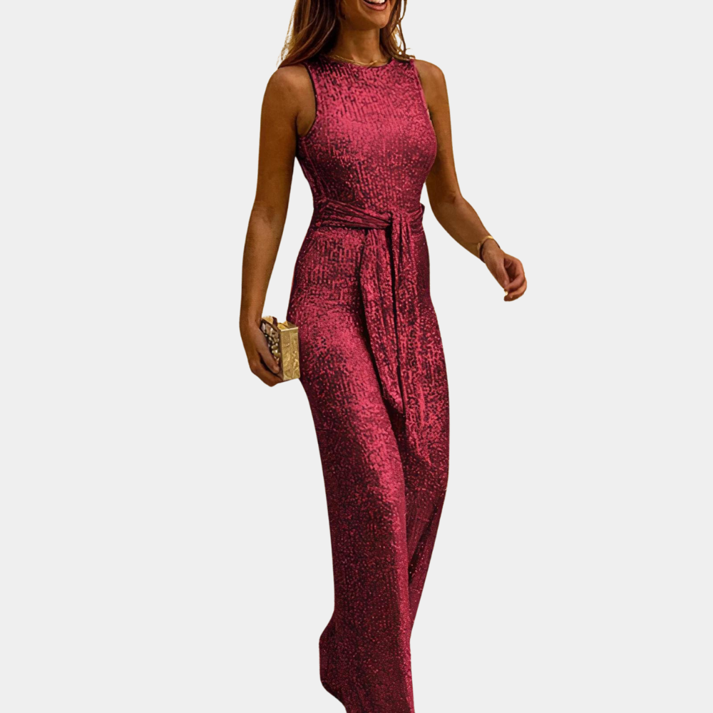 Combinaison à sequins pour femme – Élégante, style cocktail pour les soirées