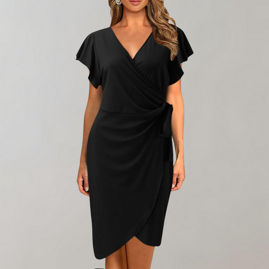 Robe d’été mi-longue pour femme à coupe aérienne et design intemporel