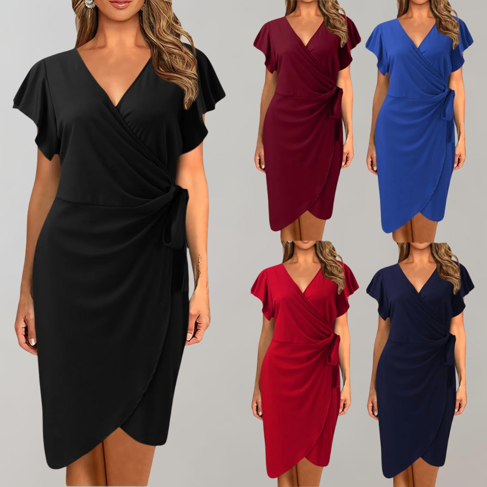 Robe d’été mi-longue pour femme à coupe aérienne et design intemporel