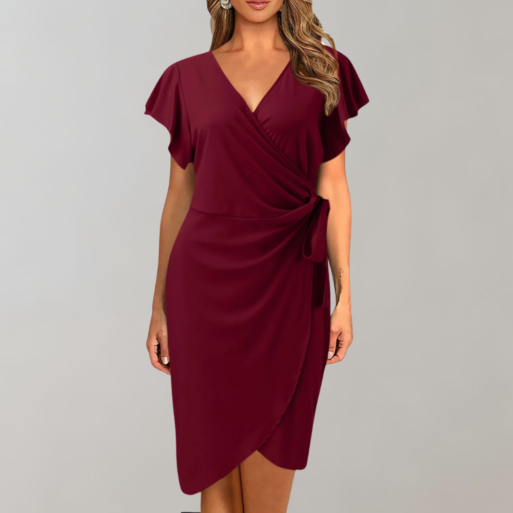 Robe d’été mi-longue pour femme à coupe aérienne et design intemporel