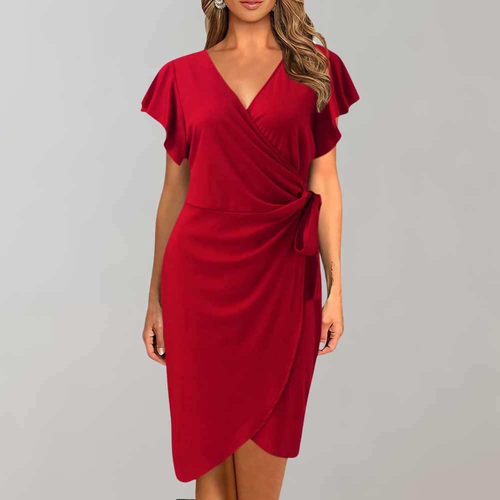 Robe d’été mi-longue pour femme à coupe aérienne et design intemporel