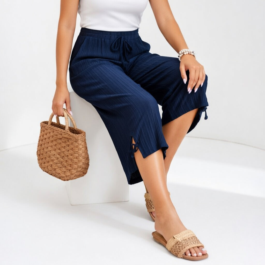 Laureline - Pantalon fluide elegant confortable estival