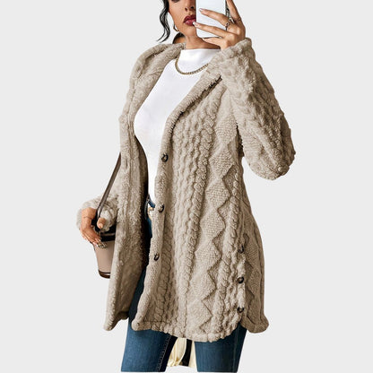 Cárdigan de mujer con capucha: estilo informal y acogedor para el día a día