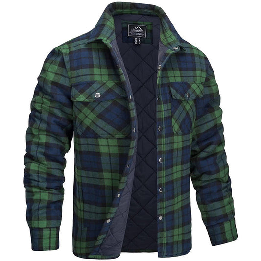 Veste Homme Luxueuse Ajustée à Carreaux – Confort et Style Élégant