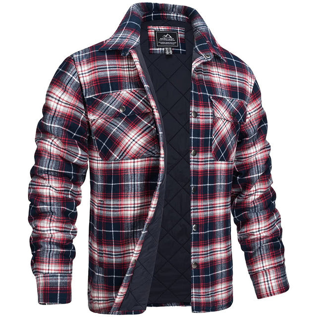 Veste Homme Luxueuse Ajustée à Carreaux – Confort et Style Élégant