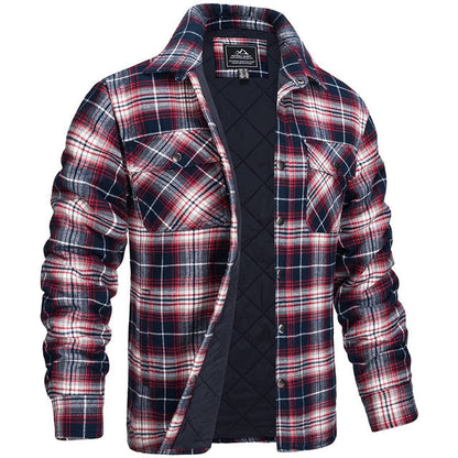 Veste Homme Luxueuse Ajustée à Carreaux – Confort et Style Élégant