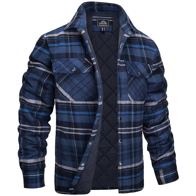 Veste Homme Luxueuse Ajustée à Carreaux – Confort et Style Élégant