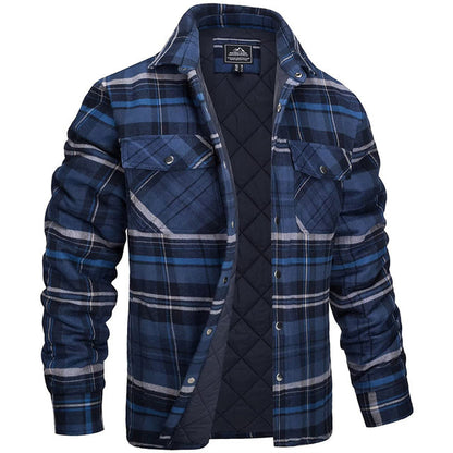 Veste Homme Luxueuse Ajustée à Carreaux – Confort et Style Élégant