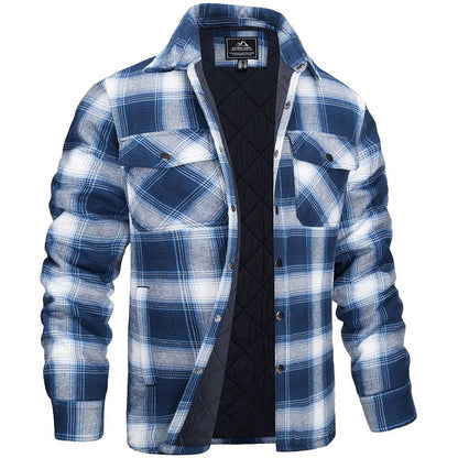 Veste Homme Luxueuse Ajustée à Carreaux – Confort et Style Élégant