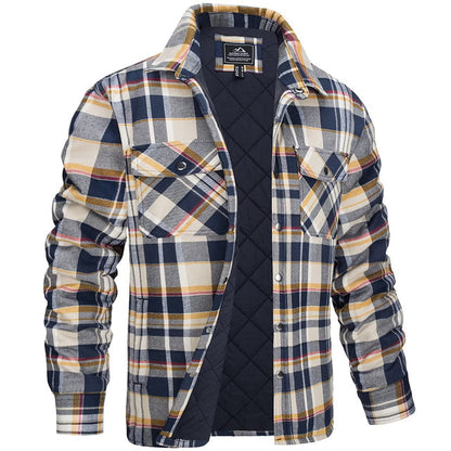 Veste Homme Luxueuse Ajustée à Carreaux – Confort et Style Élégant