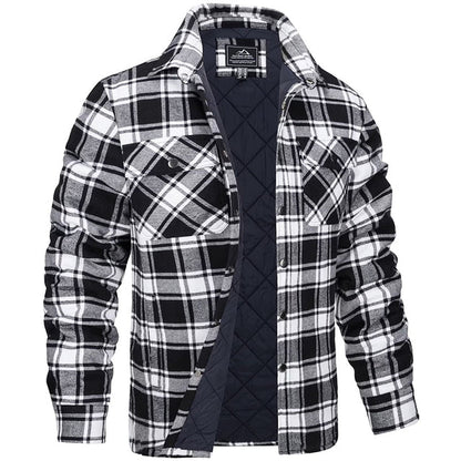 Veste Homme Luxueuse Ajustée à Carreaux – Confort et Style Élégant