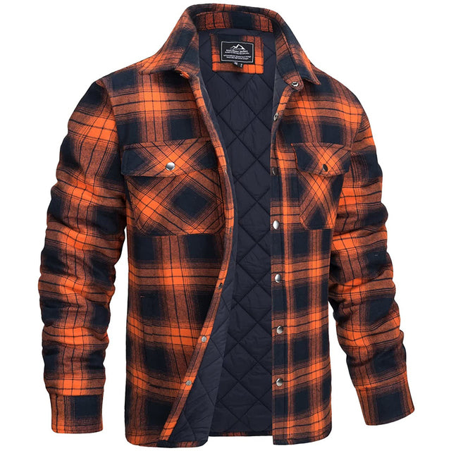 Veste Homme Luxueuse Ajustée à Carreaux – Confort et Style Élégant