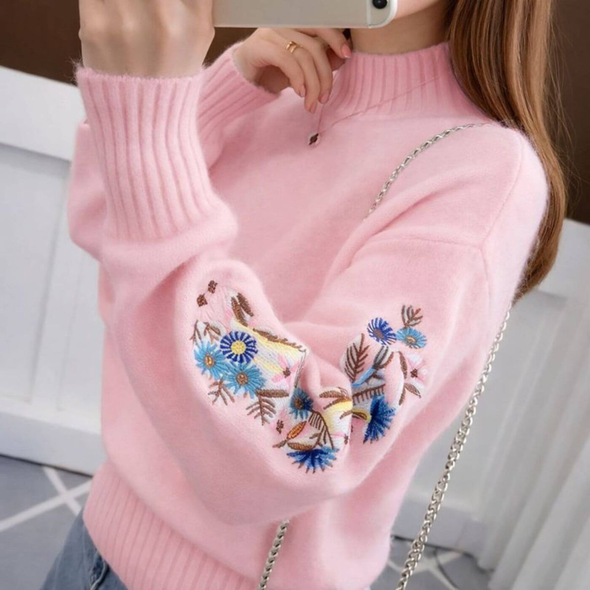 Noreva women's floral sweater - Soft and comfortable